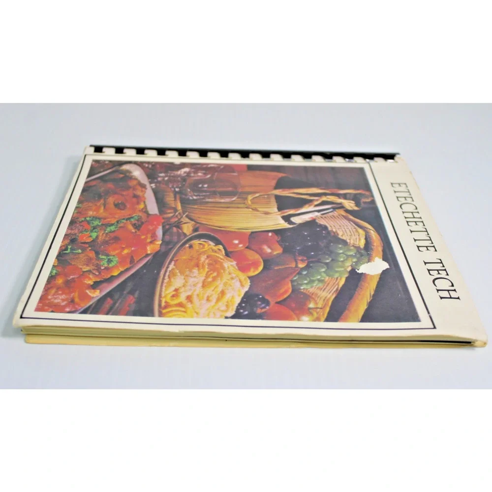 Vintage 1986 Etechette Tech Cookbook Texas Tech University Home Economics Phi U